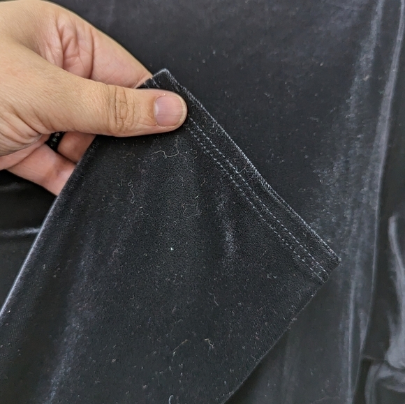 Anne Klein NWT Velour Wide Neck Top Sz L - Picture 9 of 12